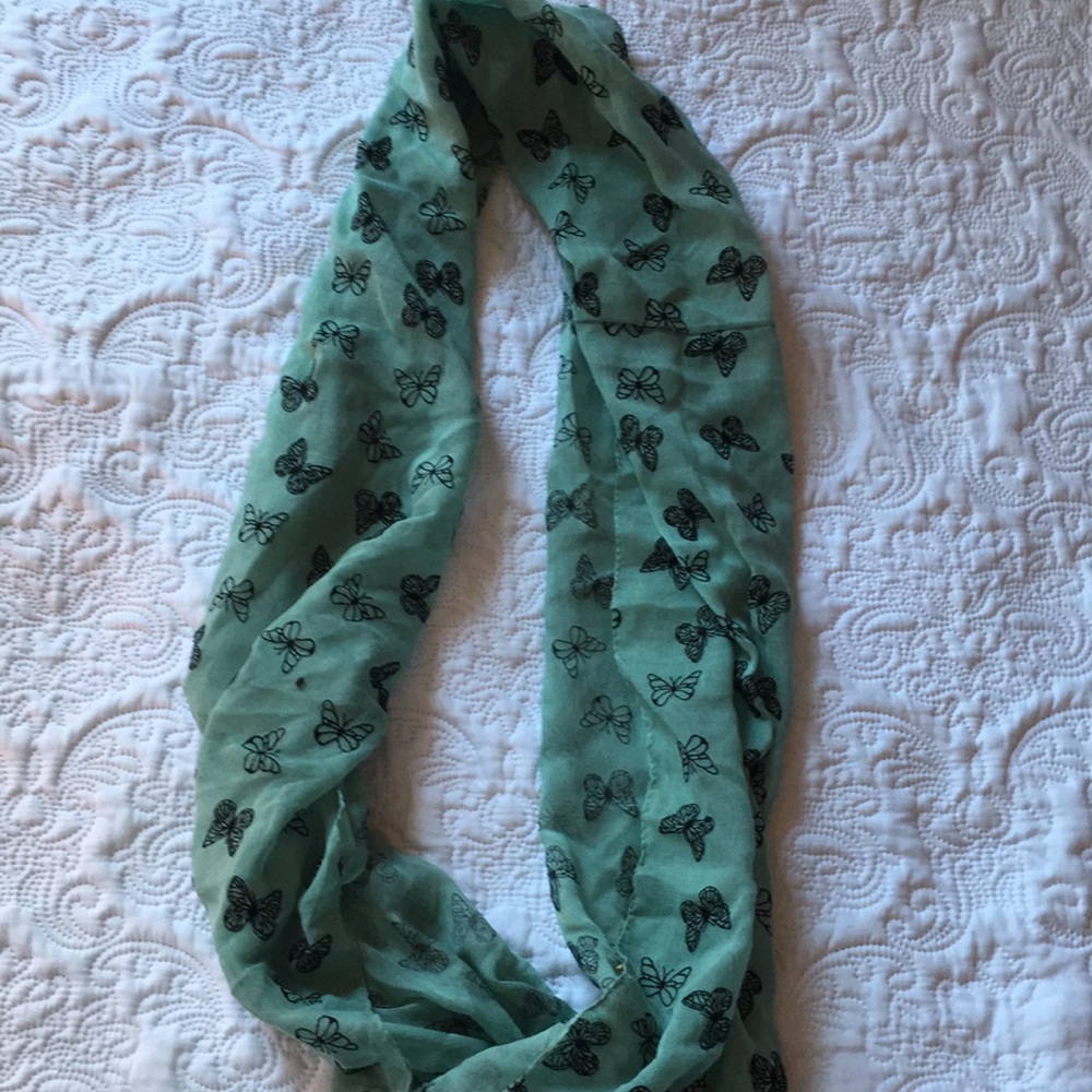 Butterfly infinity scarf